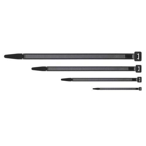 Collier de câblage plastique - Blanc ou noir - Serflex