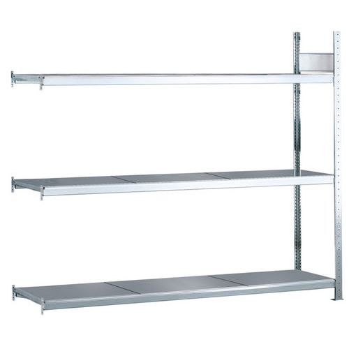 Rayonnage grande largeur Easy-Fix+ - Tablette galva - Schulte