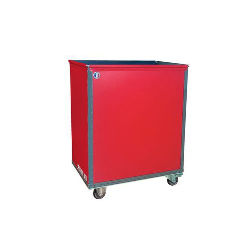 Wagen mit höhenverstellbarem Boden aus Polypropylen, 650 x 450 mm - 25 kg - FIMM