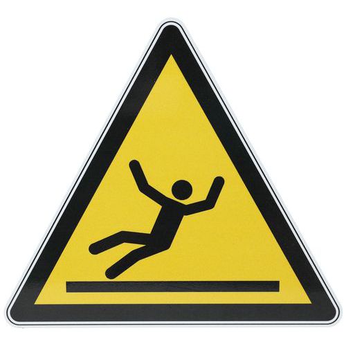 Warnschild - Rutschige Oberfläche - Aluminium - 200 mm
