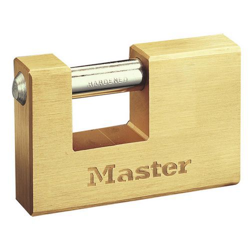 Cadenas à clés en laiton rectangulaire 608EURD - Master Lock