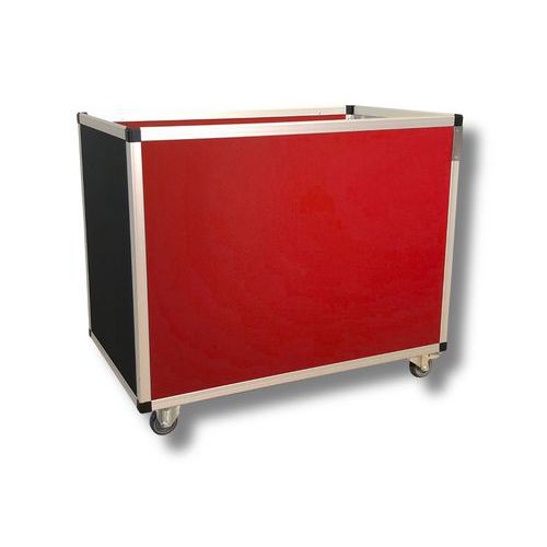 Wagen mit höhenverstellbarem Boden Beeplast, 1050 x 750 mm - 100 kg - FIMM