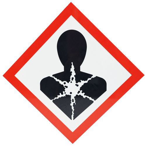 Panneau CLP - Risque sanitaire - Aluminium - 300x300 mm