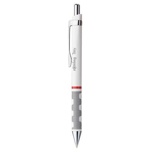 Kugelschreiber Parker Tikky, weiß, mittlere Spitze, blaue Tinte - Parker