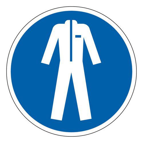 Schild „Schutzkleidung tragen“, PVC - Manutan Expert