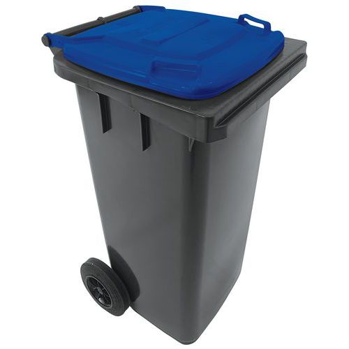 Mobiler Behälter für Abfallsortierung - 120 L - Manutan Expert