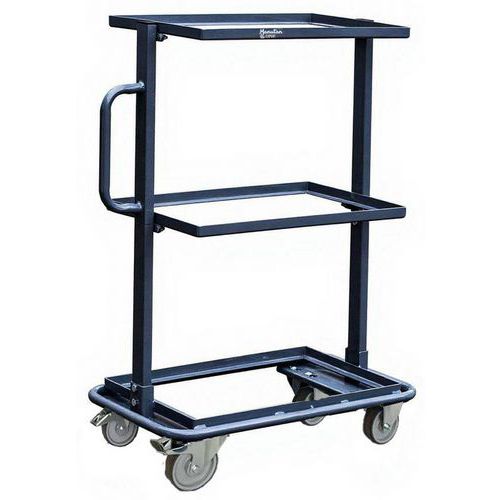 Stahlwagen 200 kg - Für Euronorm-Behälter - Manutan Expert