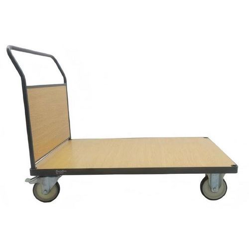 Chariot à dossier fixe bois - Force 400 à 500 kg - Manutan Expert