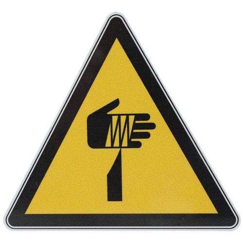 Panneau danger Objet tranchant aluminium - 120 mm - Manutan Expert