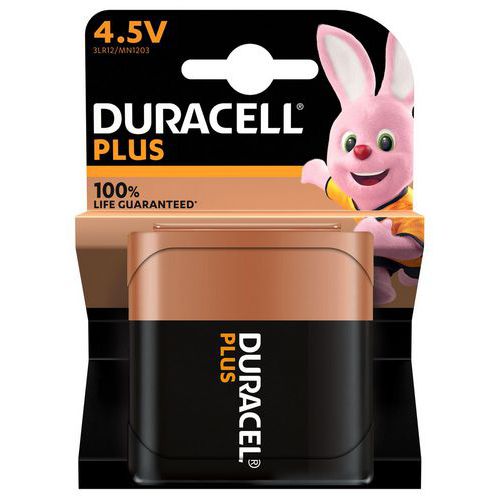 Alkali-Batterie 4,5 V Plus 100 % - 1 Stück - Duracell