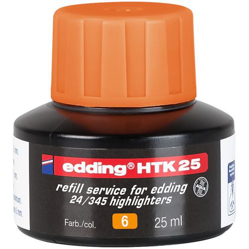 Nachfüllpackung HTK25 für Textmarker e24 Ecoline - Edding