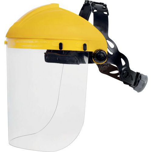 Visierhalter aus farblosem Polycarbonat - Delta Plus