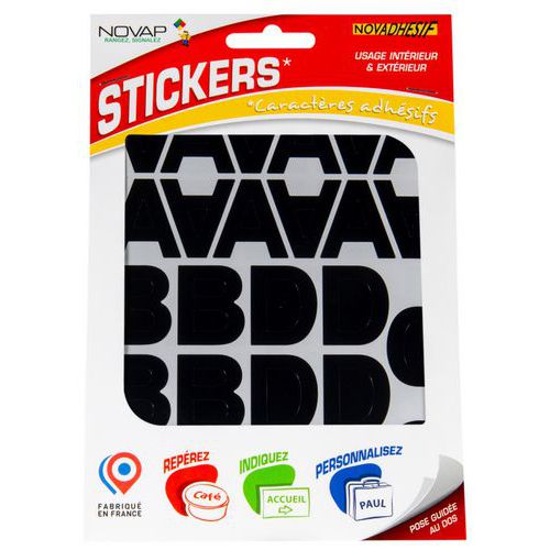 Lettre adhésive pour signalétique personnalisée - Hauteur 30 mm