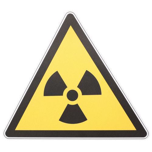 Warnschild - Radioaktive Stoffe - PVC - Manutan Expert