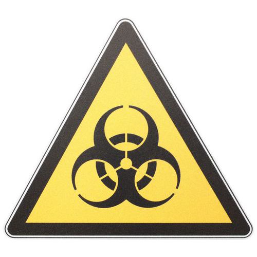 Warnschild - Vorsicht Biogefährdung - PVC - Manutan Expert