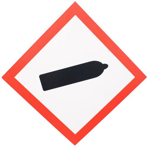 Schild CLP - Gase unter Druck - PVC - Manutan Expert