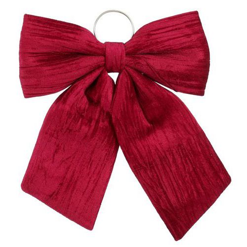 Bordeauxfarbenes Band - 32 x 40 x 3 cm