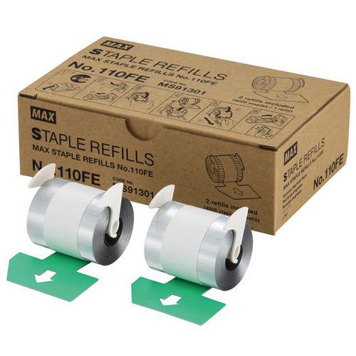 Schachtel mit 4000 Heftklammern für elektrischen Hefter MAX EH110F - Max