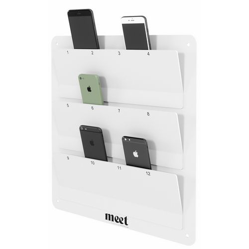 Wandablage für Telefone - 12 Fächer - Paperflow