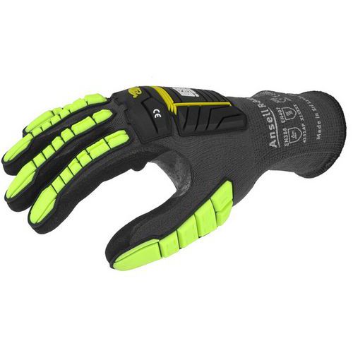 Stoßfeste Handschuhe mit TPR-Verstärkung Ringers R840 - Ansell