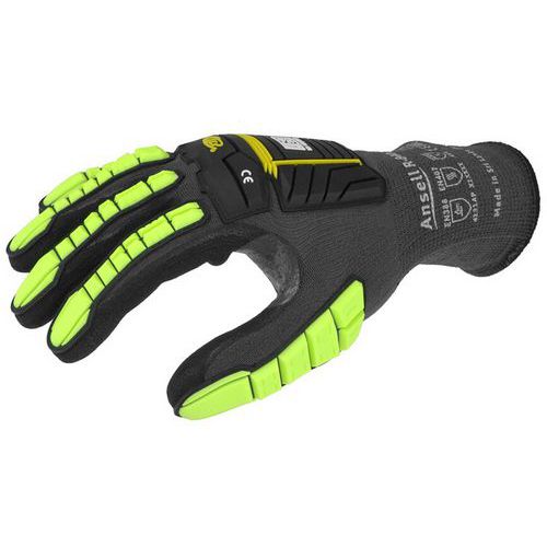Stoßfeste Handschuhe mit TPR-Verstärkung Ringers R840 - Ansell