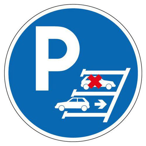 Schild - Rückwärtsparken - PVC - Manutan Expert