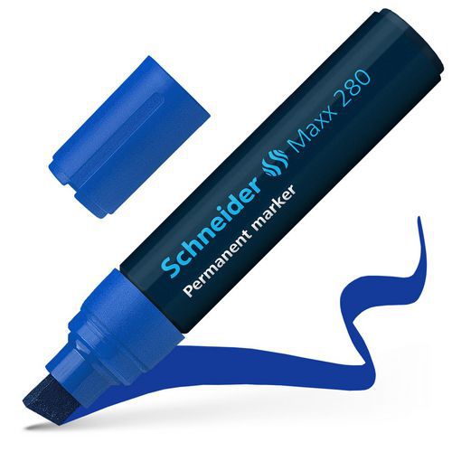 Permanentmarker Maxx 280 mit Keilspitze - Schneider