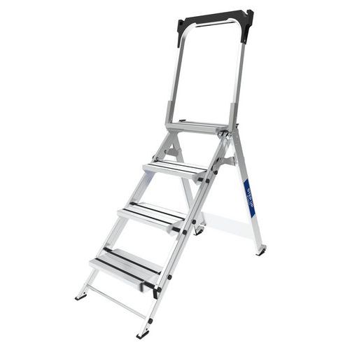 Trittleiter STEP UP aus Aluminium - 2 bis 4 Stufen - Tubesca-Comabi