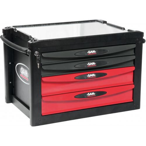 Werkstattkoffer mit 4 Schubladen - SAM
