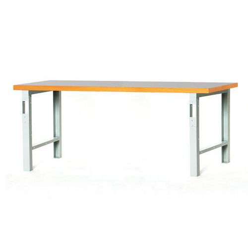 Werkbank Cubio Combi - Breite 200 cm - Polyrey