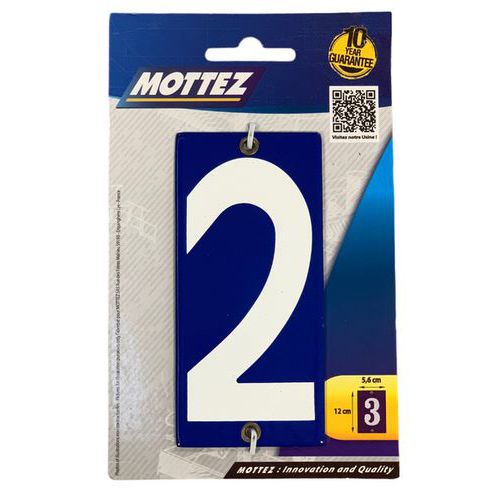 Hausnummernschild aus Emaille - Mottez