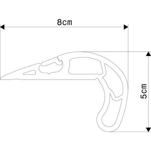 Kantenschutz aus stoßdämpfendem Gummi - Mottez