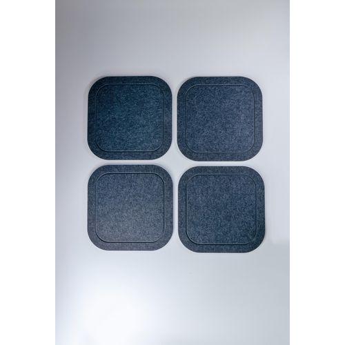 Schallschutzelemente, quadratisch, PET, leistungsstark - Manutan Expert