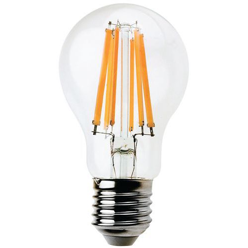 Glühbirne mit LED-Leuchtfäden Standard A60 12 W Sockel E27 - VELAMP