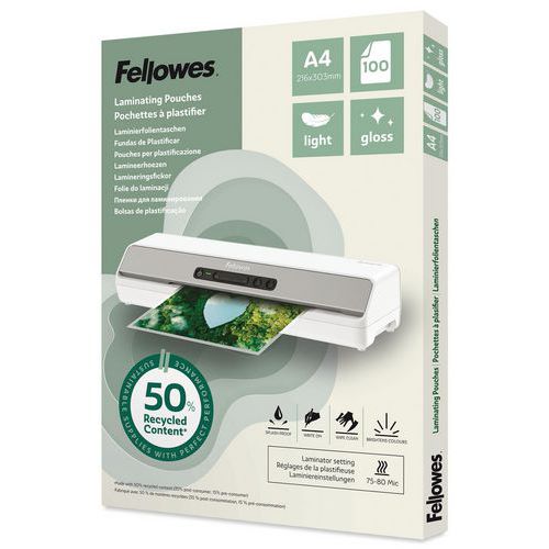 Glänzende Laminierhüllen Light - Fellowes