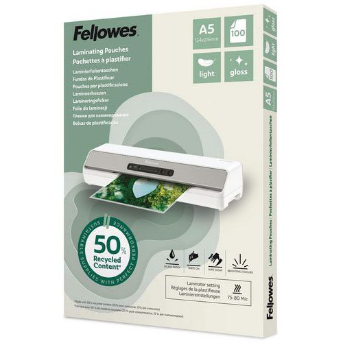 Glänzende Laminierhüllen Light - Fellowes