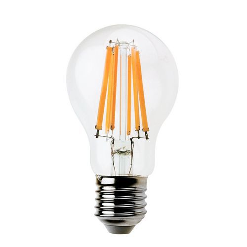 Glühbirne mit LED-Leuchtfäden Standard A60 12 W Sockel E27 - VELAMP, Lichtstrom: 1500 lm, Typ Fassung: E27