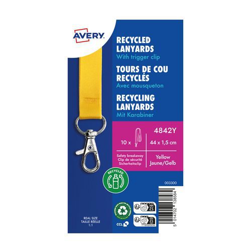 Nackenband, aus recyceltem Material, mit Motiv - Avery Dennison