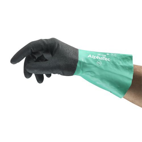Handschuhe mit Chemikalienschutz aus Nitril Alphatec® 58-128 - Ansell