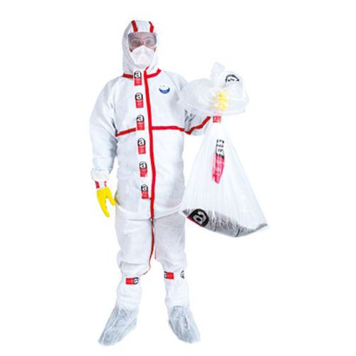 Komplettset Einweg-Schutzausrüstungen gegen Asbest - Medicom