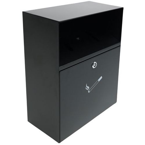 Wandaschenbecher mit Abdeckung - 4 L