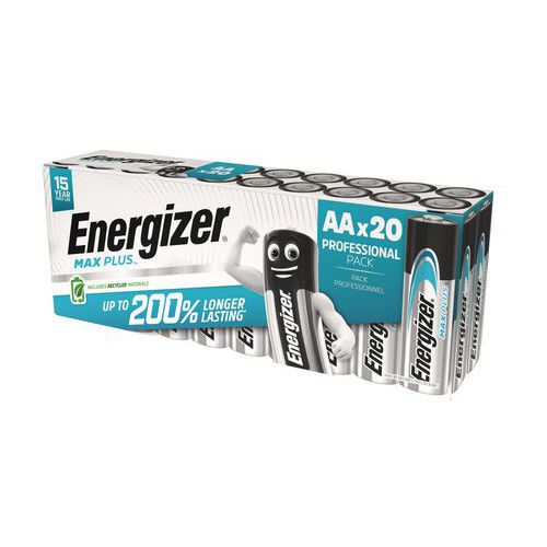 Alkali-Batterie Max Plus AA/LR6 - 20 Stück - Energizer