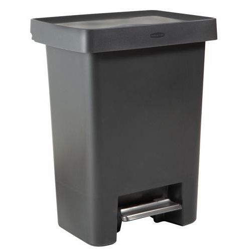 Abfallbehälter aus Kunstharz mit Fußpedal aus Stahl 45 L Premier Series II - Rubbermaid