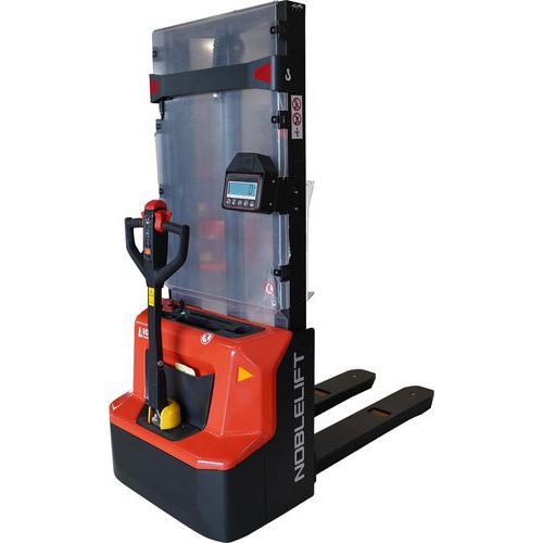 Elektrischer Gabelstapler 1,2 t mit Waage 0,2%, 2900–3600 mm