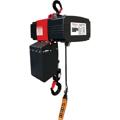 Einphasiger elektrischer Kettenzug 250 kg bis 1 t - Kette 3 m - Stockman