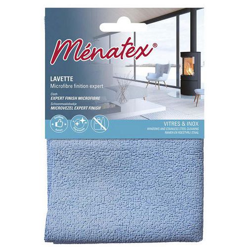 Mikrofaser-Reinigungstuch mit Profi-Finish - Ménatex