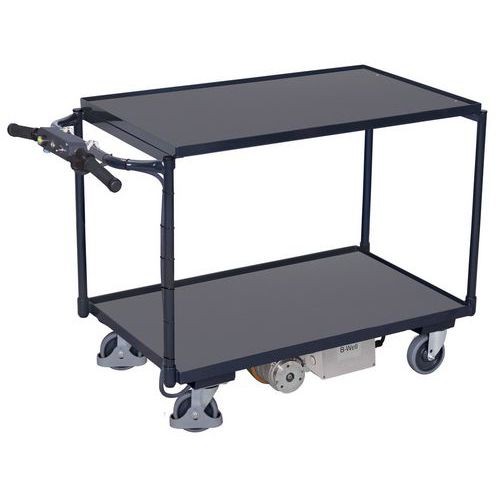 Elektr. Wagen B-Well - 2 Holzplatten - 500 kg - Actiwork Elektr. Wagen B-Well - 2 Holzplatten - 500 kg - Actiwork