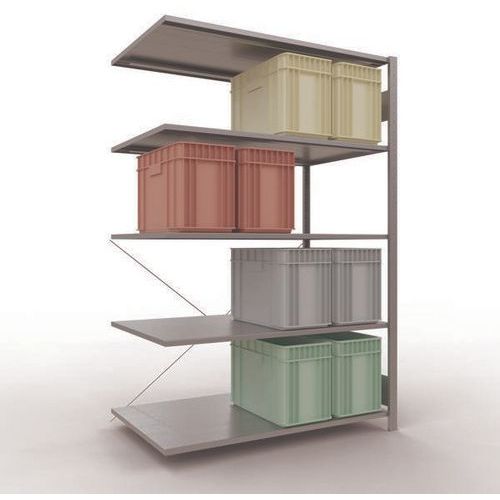 Regal Easy-Fix für leichte Lasten - Einseitig - H 2000 mm - Verzinkt - Schulte