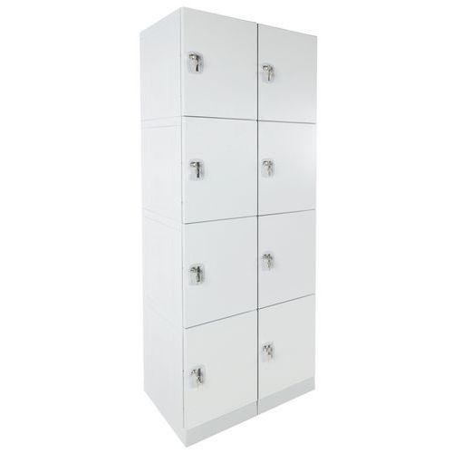 Garderobe Twinco aus Kunststoff mit mehreren Fächern - Zur Selbstmontage - Manutan Expert