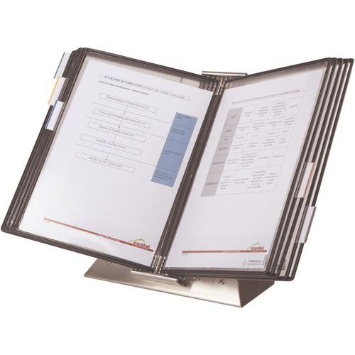 Drehpult mit antimikrobiellen Schutzhüllen Sterifold – Tarifold